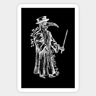 Plague Doctor (White) Magnet